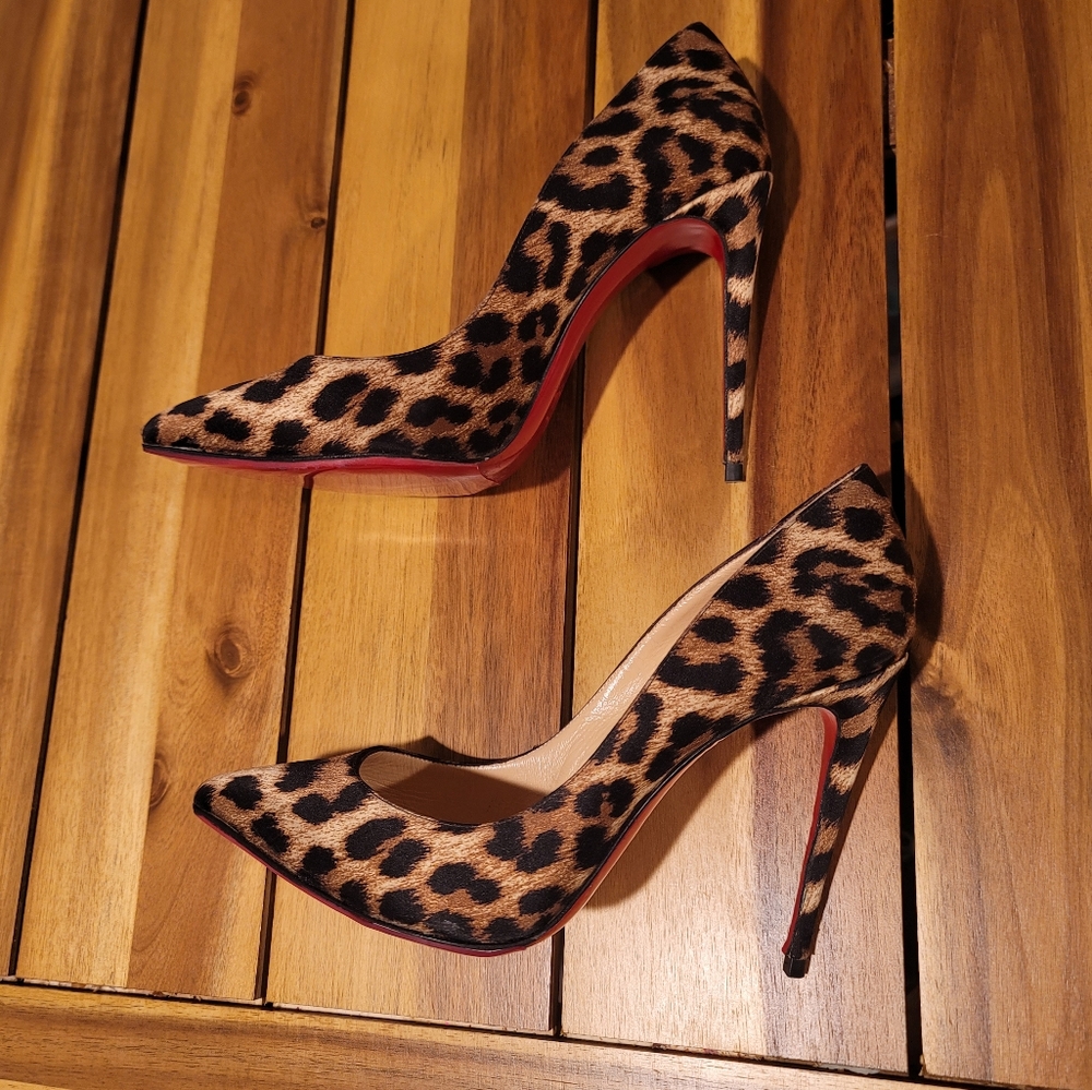 COPY - Christian Louboutin Leopard Pigalle Follies